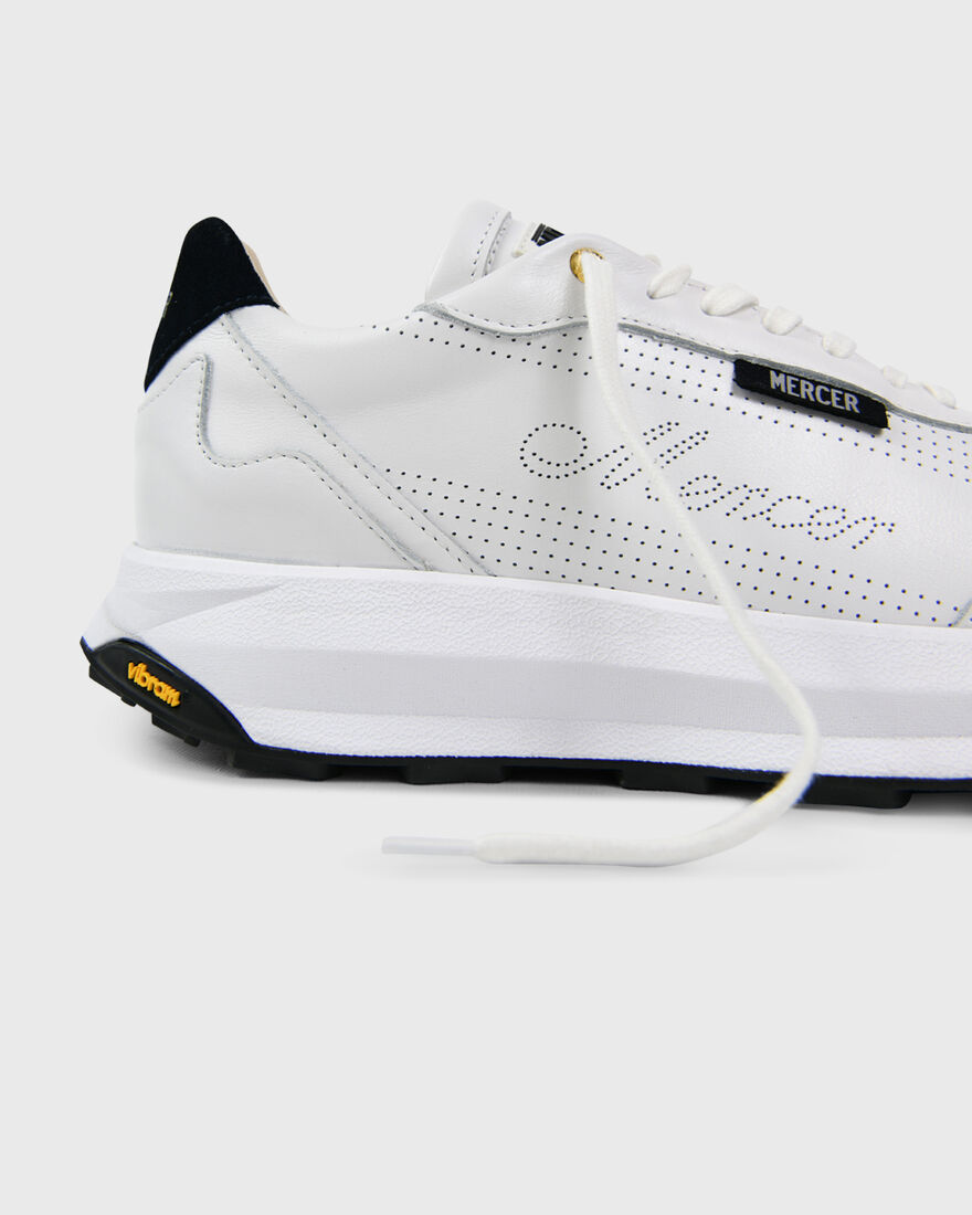 The Racer - Perforated Nappa, White/Blue, hi-res