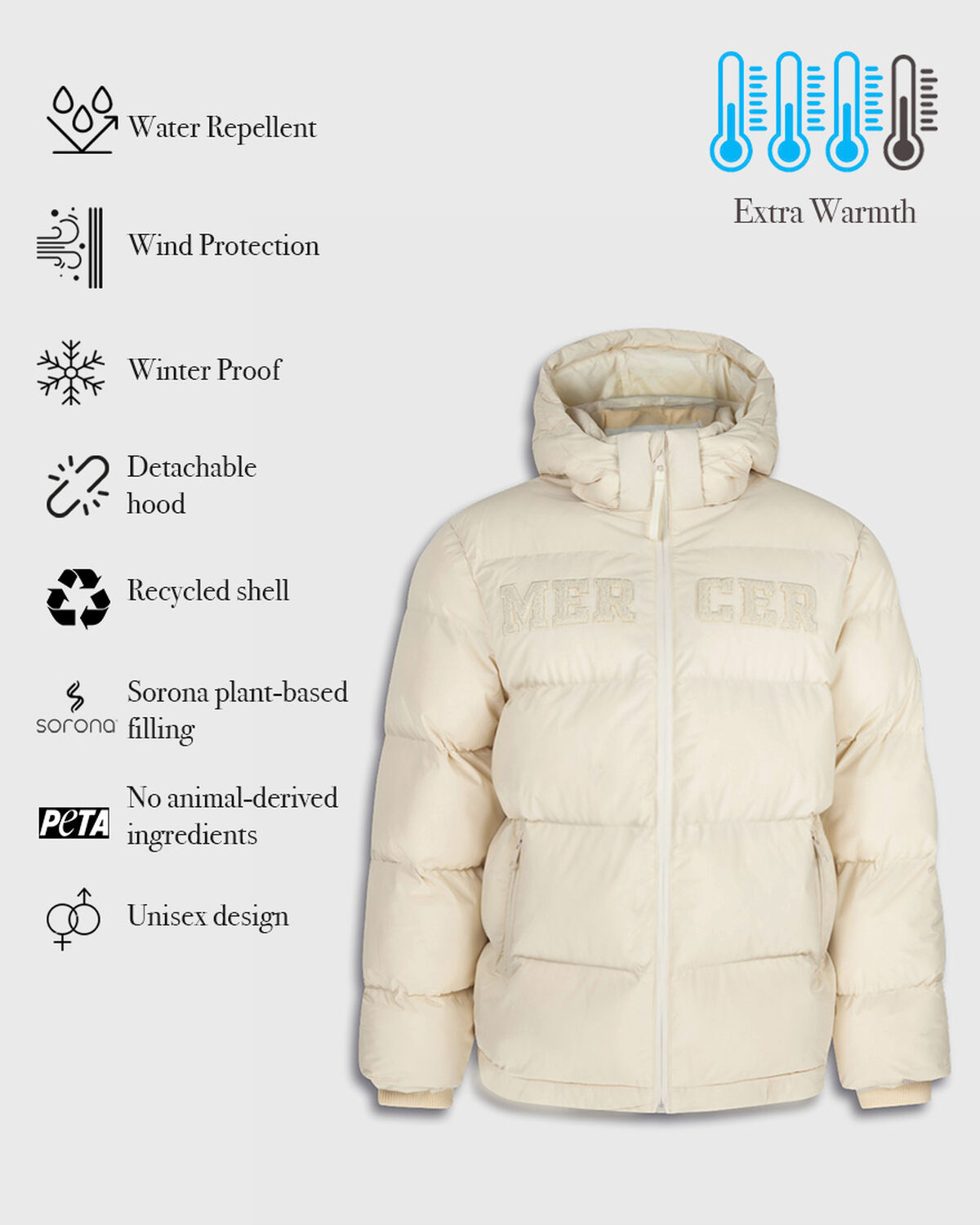 The Estate Re-Puffer, Off white, hi-res