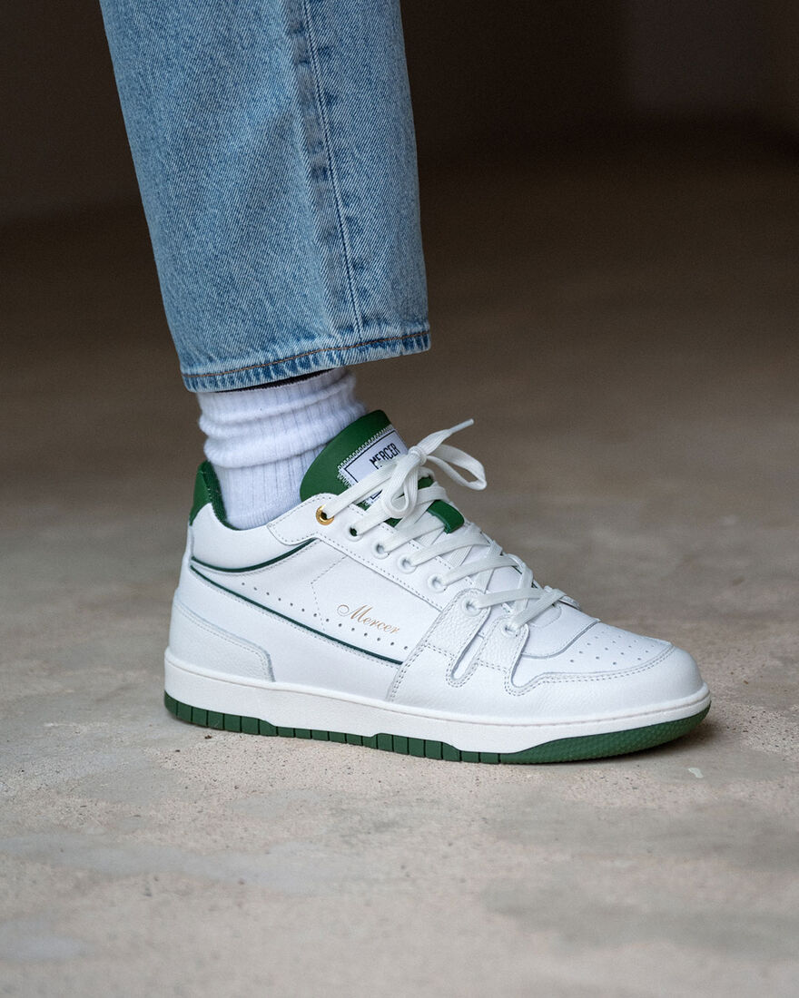 The Brooklyn Low - Nappa, White/Green, hi-res