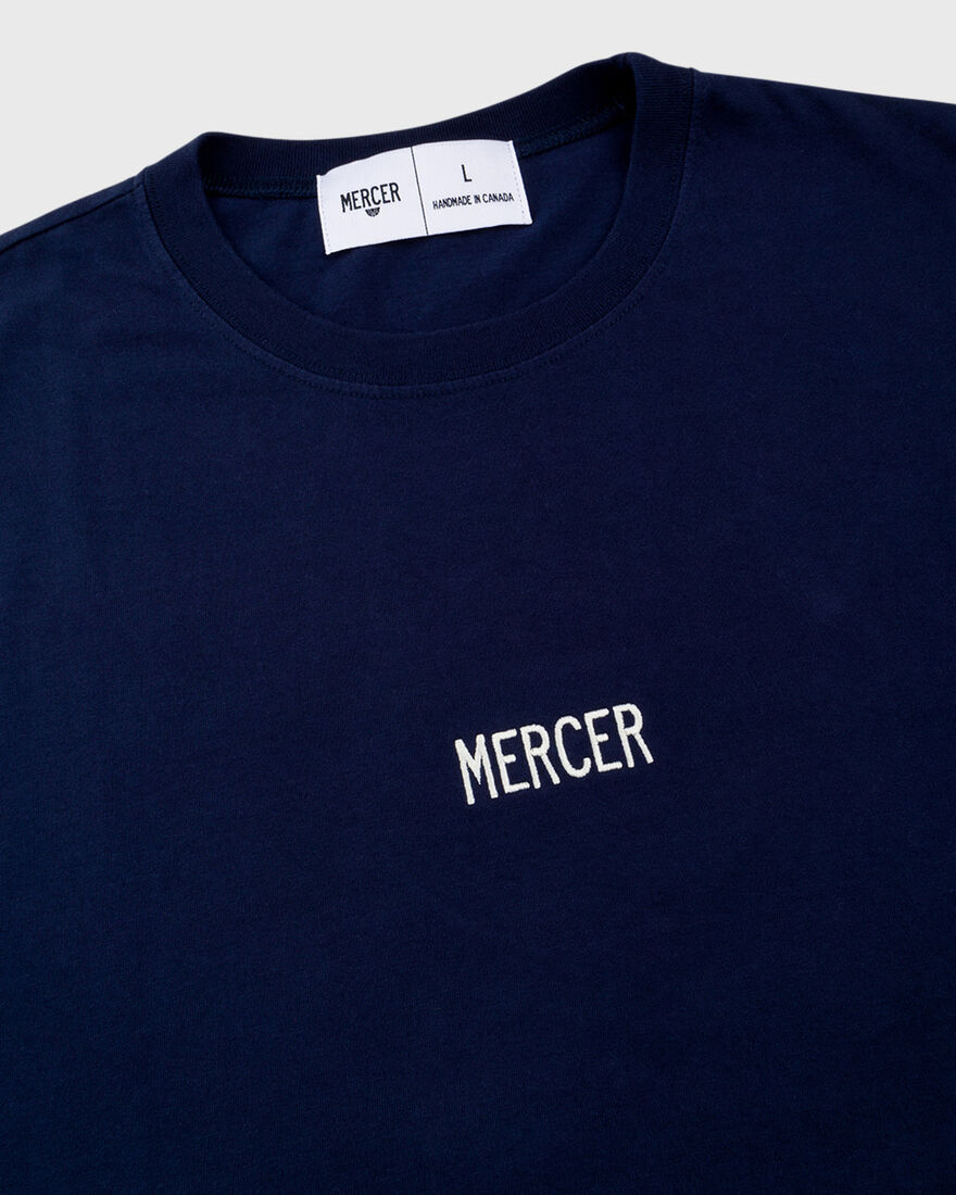 Mercer t-shirt, Navy, hi-res