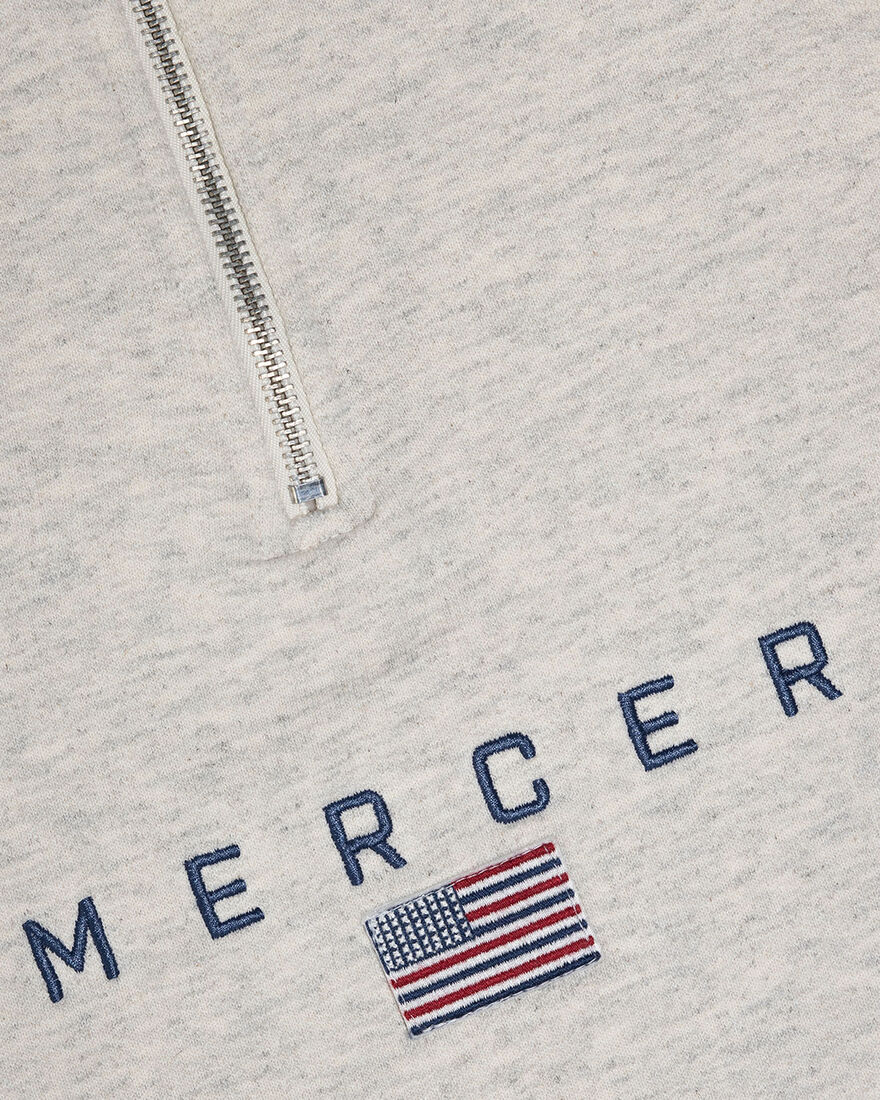 The Mercer Quarter Zip - Cotto, Off white, hi-res