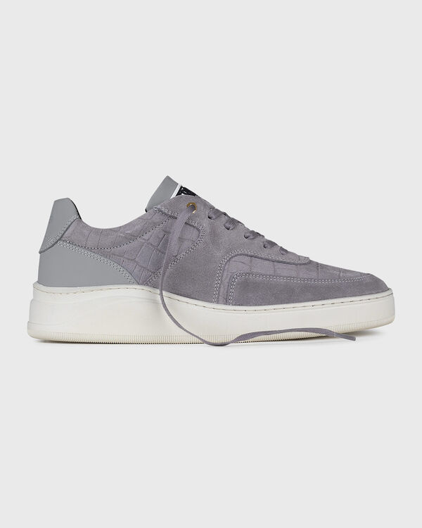 Lowtop 4.0 Gum Leather Suede Croc Grey