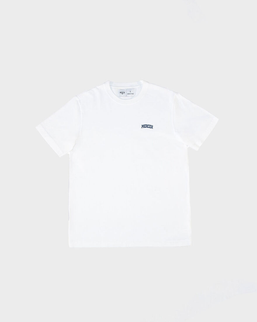 The Mercer Varsity T-shirt - C, White, hi-res