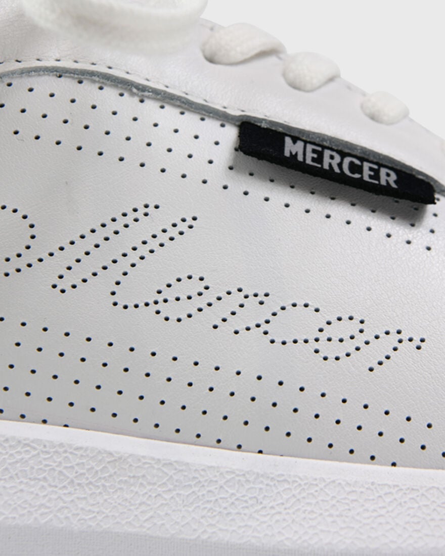 The Racer - Perforated Nappa, White/Blue, hi-res