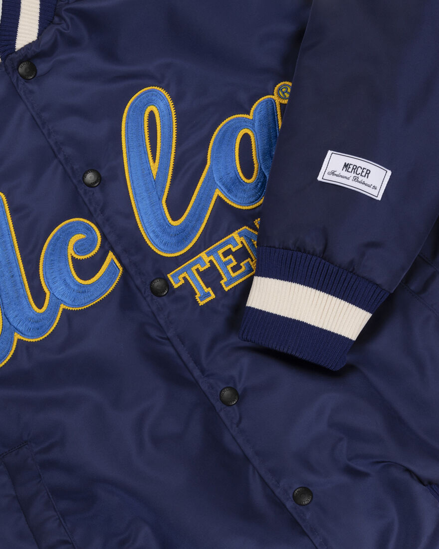 The Mercer x UCLA Re-Varsity Jacket, Navy, hi-res