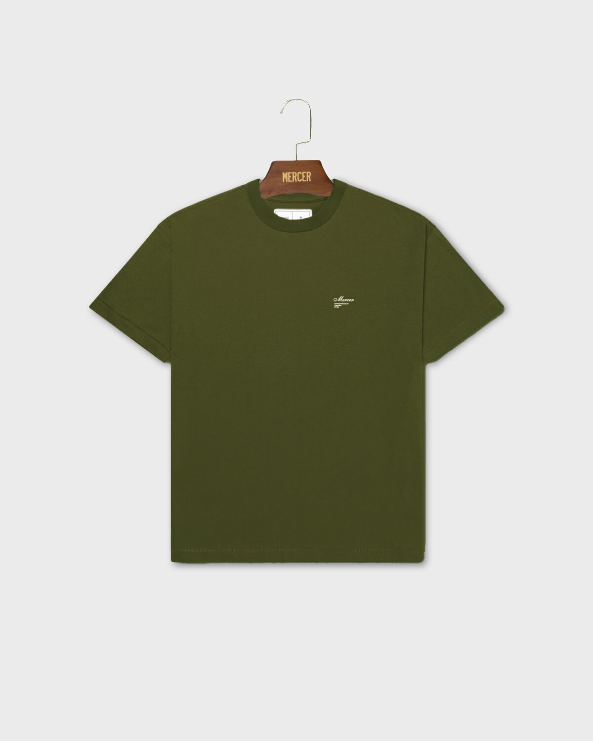 The Calligraph Tee Women, Army green, hi-res