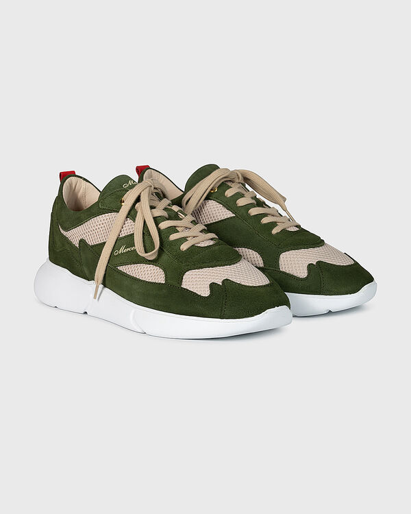 W3RD Heritage Suede Army Green